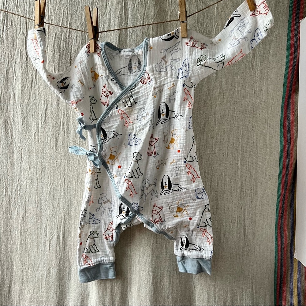 Angel Dear Wrap Coverall. 3-6m